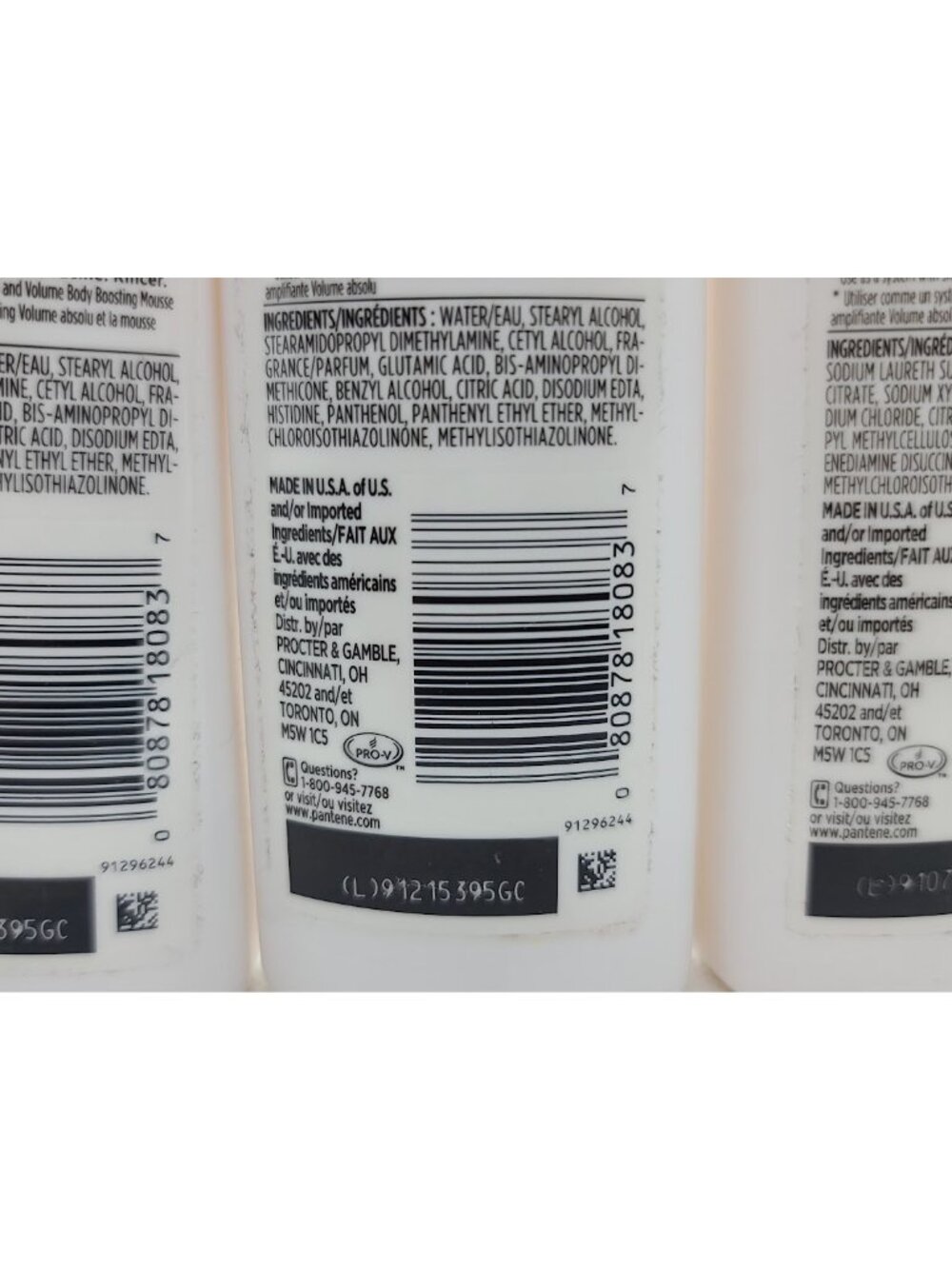 Lot of 4 Pantene Pro-V Sheer Volume Shampoo & Conditioner Travel Sz 3.38 Oz NEW - Picture 5 of 7
